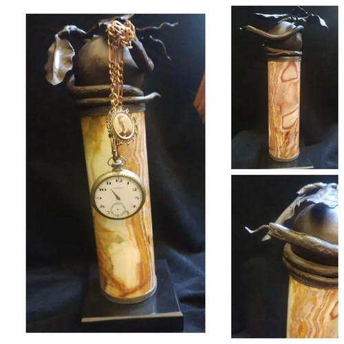 Raro vecchio porta orologio - , da