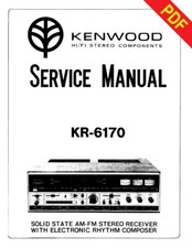 Kenwood KR-6170 Service Manual + Electronic Schematics