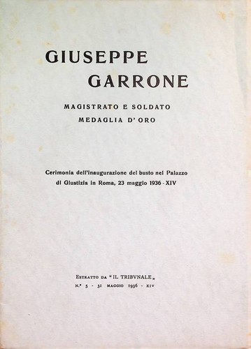 Giuseppe garrone magistrato - giuseppe, e