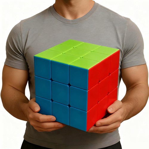 Cubo magico gigante 18cm - cubo, gigante,