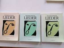 Richard Strauss, canzoni edizione ufficiale in 3 volumi, Boosey&Hawkes, 1994/95