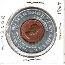 CANADA ENCASED PENNY WINDSOR