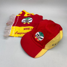 U.S. LECCE CALCIO SCIARPA E CAPPELLO VINTAGE CAMPIONATO 2000/01 SERIE A