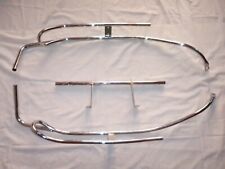 KIT PARAURTI POGGIAPIEDI VESPA anni 60/70 perimetrale salvascocche cromato