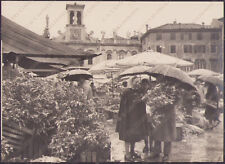 1957 UDINE Corte San Giacomo Casa Giacomelli mercato Fotografia Tino