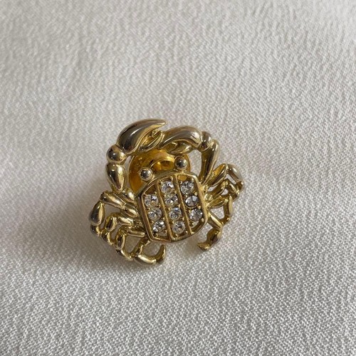 Spilla vintage oro granchio