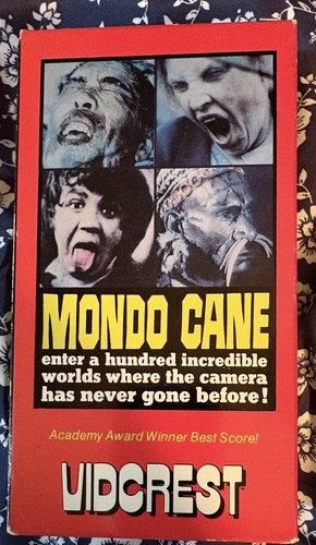 Mondo cane vhs original sp - cane,