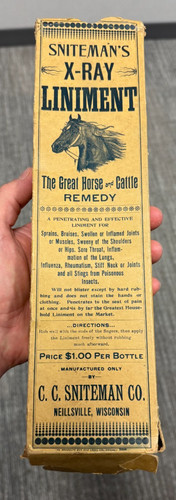 Sniteman ray liniment - x-ray,