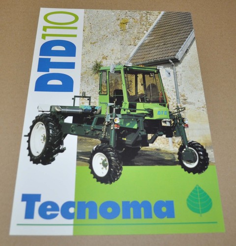 Tecnoma dtd 110 tractor - tecnoma,