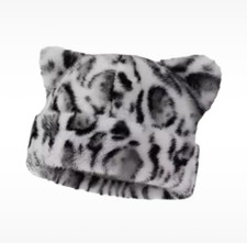 cappello leopardato con
