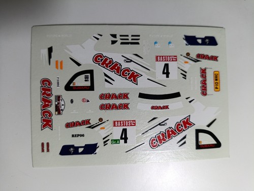 Decals subaru impreza - 1/43,