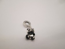 Ciondolo orso panda argento