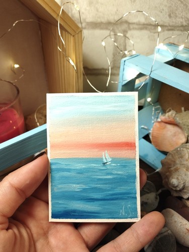 Dipinto olio originale aceo - dipinto,