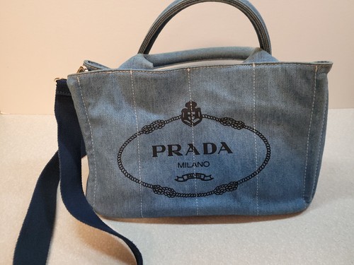 Prada milano blu denim - prada, denim/tela