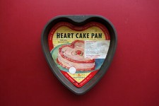 Ovenex Chicago USA Heart Cake Pan Teglia da Forno per Dolci Pubblicità Anni '50