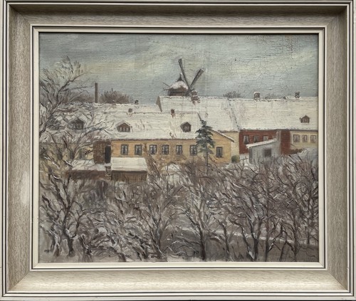 Quadro olio impressionista - a,