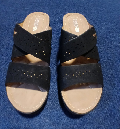 Temofon sandali neri con - sandali,
