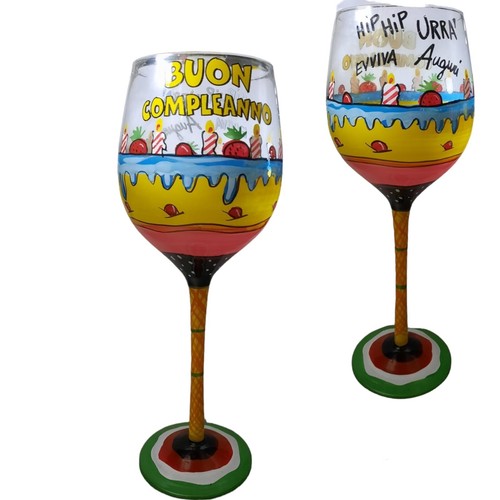 Calice buon compleanno - calice,
