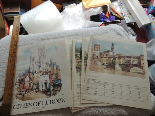 Calendario canterburg vintage - calendario,