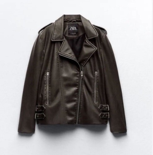 Giacca biker ecopelle zara - biker,