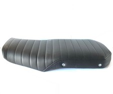 Sella scrambler per bmw k75 k100 nera cuciture nere