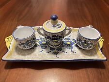 Set ceramica Deruta 2 tazzine