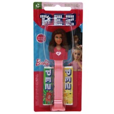 PEZ Barbie Con Capelli Marroni