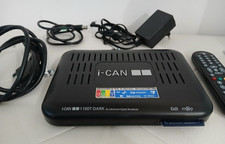 Decoder Digitale Terrestre I-CAN 1100T Dark Completo di Telecomando