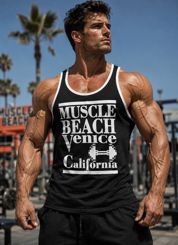 Maglietta muscle venice beach - muscle,