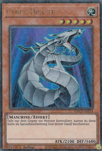 Cyber drago hac1 - cyber, yugioh