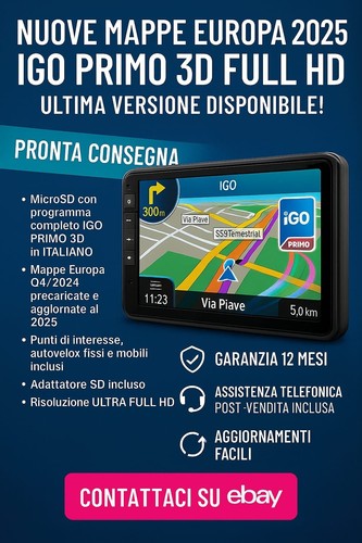 Igo primo windows - primo, mappe