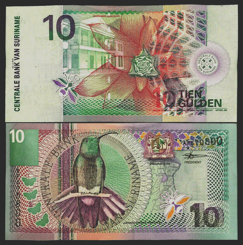 Suriname gulden banknote - gulden,