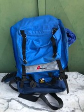 Zaino Salewa Base Camp Blu Montagna Escursione Trekking Vintage