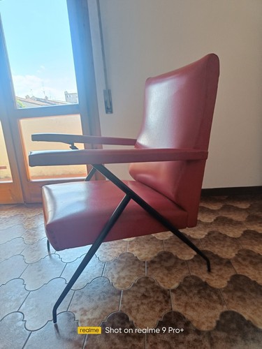 Poltrona reclinabile vintage - reclinabile,