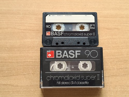 Cassetta audio basf biossido - cassetta,