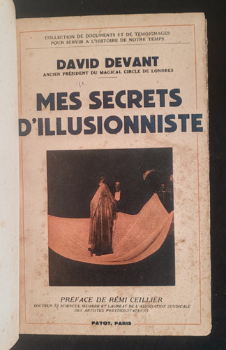 Magia david devant - devant, mes