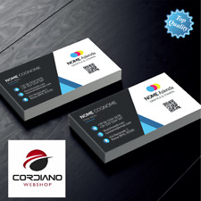 100 biglietti da visita stampa fronte carta 300gr bigliettini personalizzati