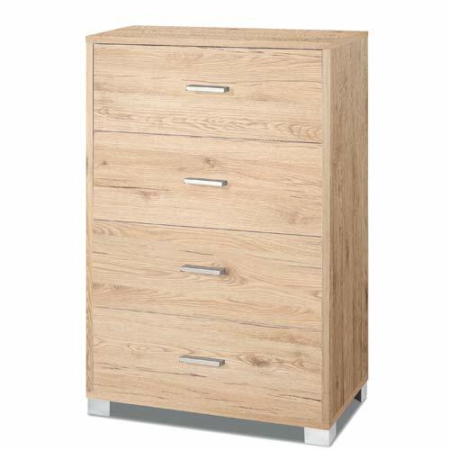 Mobile cassettiera rovere - , con