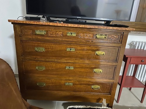 Comò legno con quattro - comò,