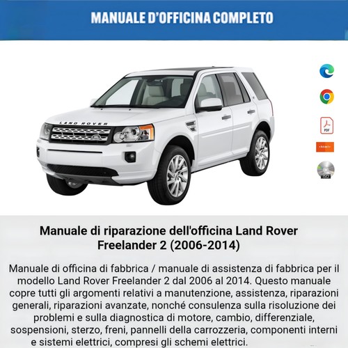 Manuale officina land rover - manuale,