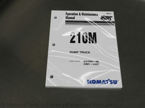 Komatsu 210m dumper - dumper, manuale