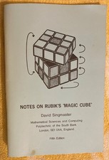 NOTES ON RUBIK'S 'MAGIC CUBE'