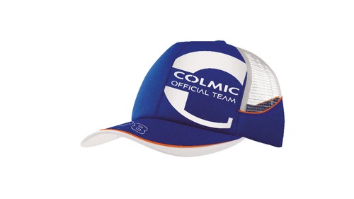 Colmic cappello blu con rete - con,