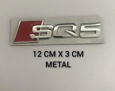 Logo SQ5 Chrome badge emblème Audi5 Edition autocollant Hayon Arrière Logo Métal