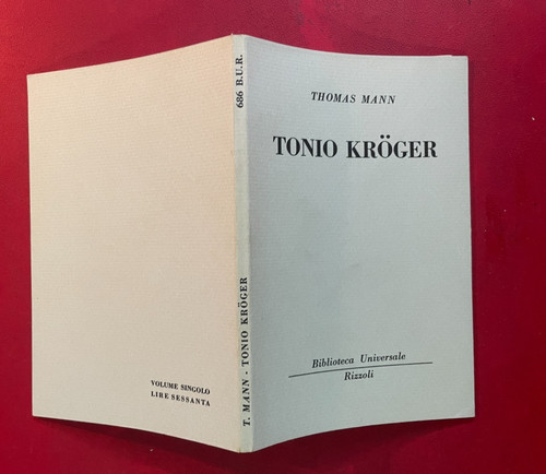 Thomas mann tonio - tonio, kroger