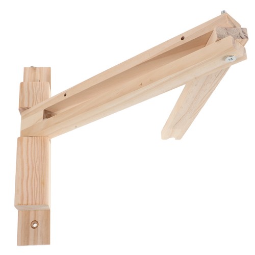 Staffa parete legno - staffa,