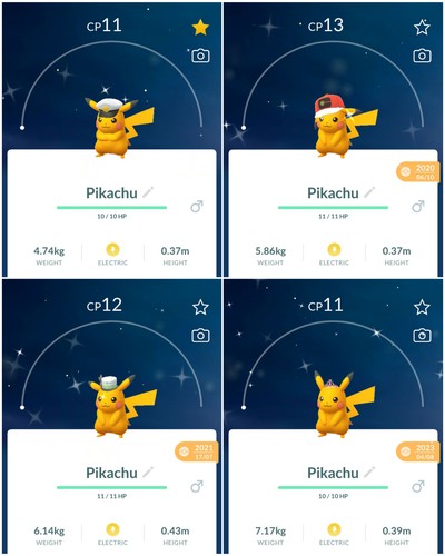Costume cappello shiny pikachu - cappello,
