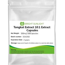 Estratto di Tongkat 10:1 capsule di estratto, 500 mg * 200 capsule