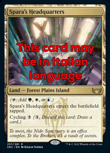 Mtg spara headquarters exc - mtg, spara's
