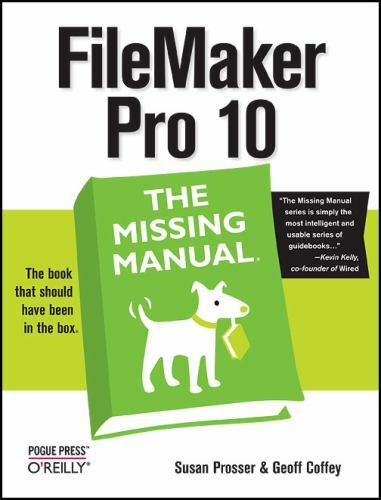 Filemaker pro the - 10, missing